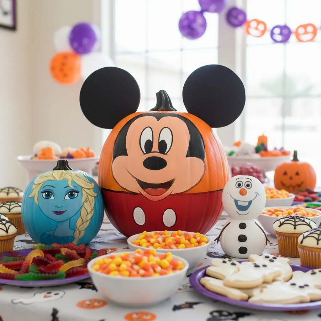 Disney Character Pumpkins
