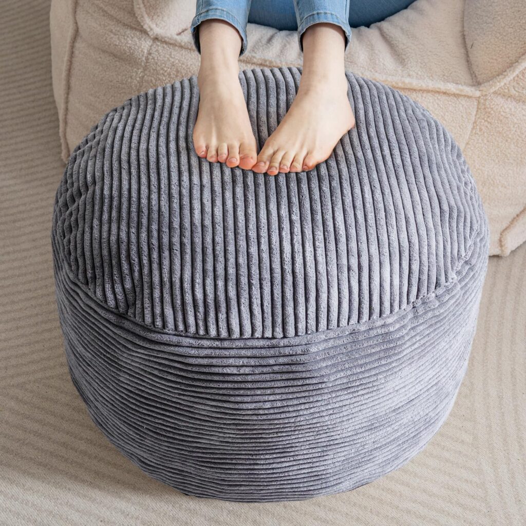 HIGOGOGO Pouf Ottoman