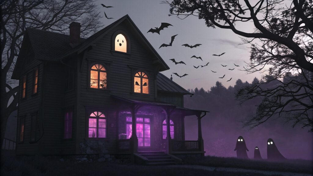 Haunted Window Projections