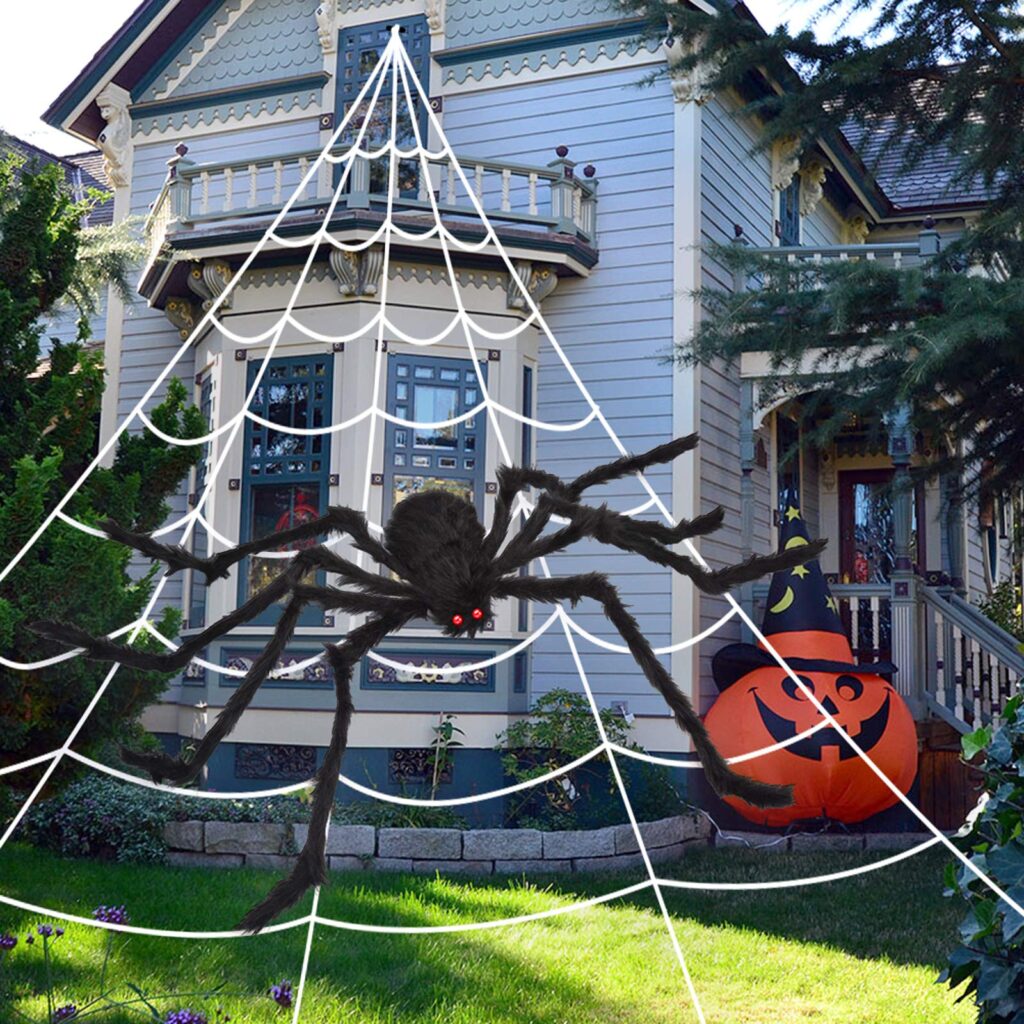 OCATO Giant Spider Web & Spider