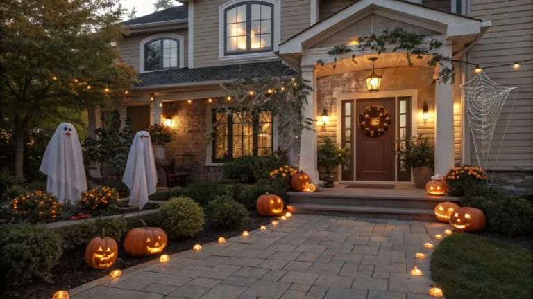 Outdoor Halloween Decorations for Stunning Curb Appeal