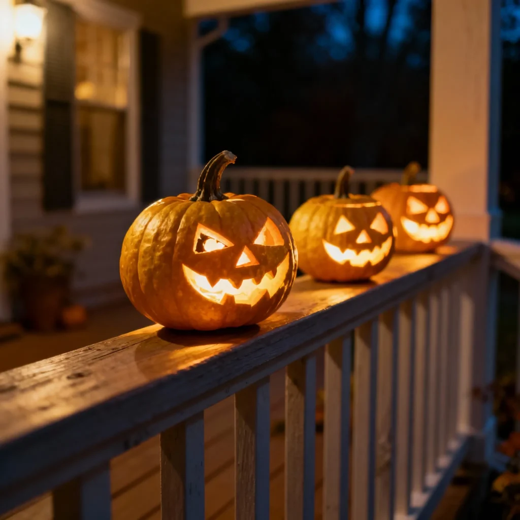 Pumpkin Garland Lights