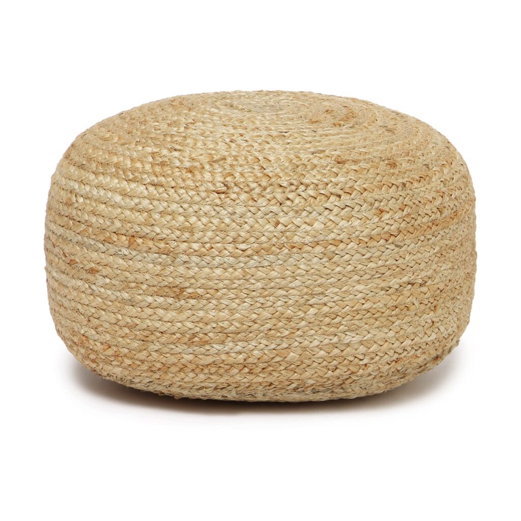 REDEARTH Jute Pouf