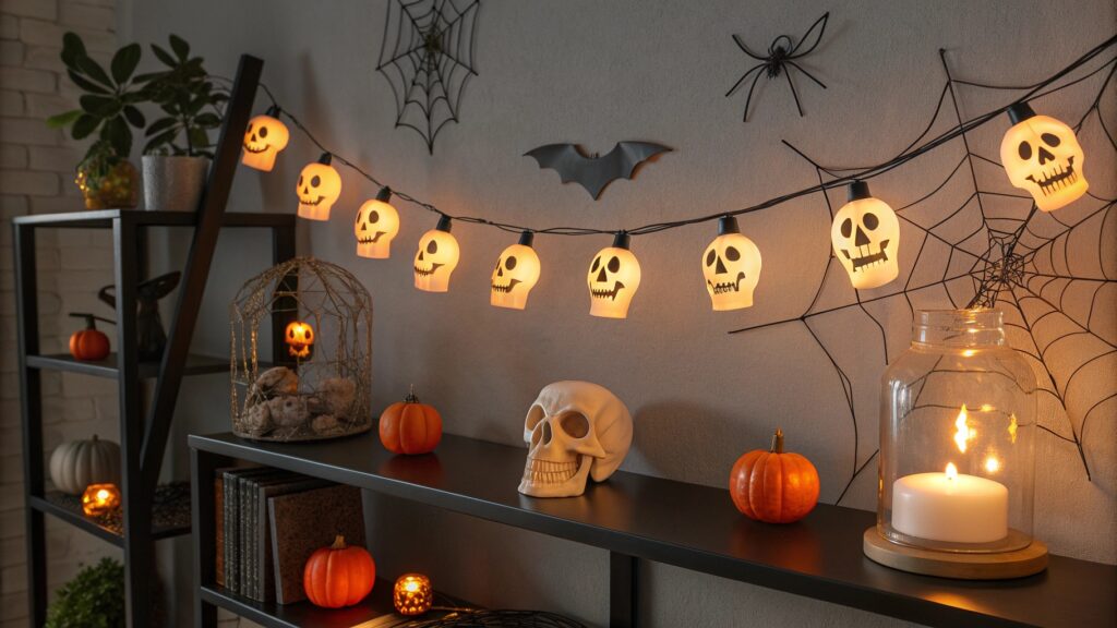 Skull String Lights