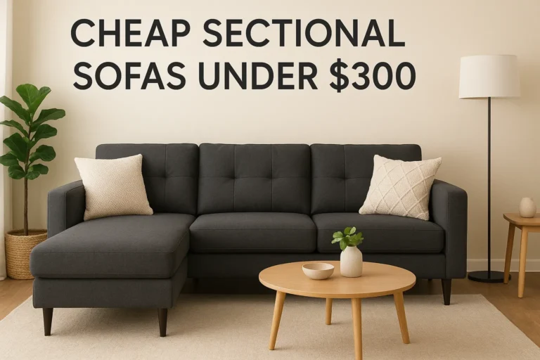 Cheap Sectional Sofas Under $300 for Stylish and Affordable Living Rooms