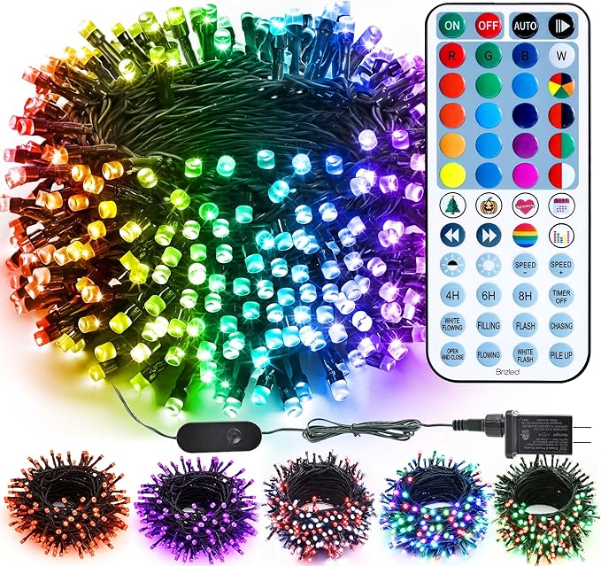 Brizled Color Changing Dimmable LED Christmas Lights