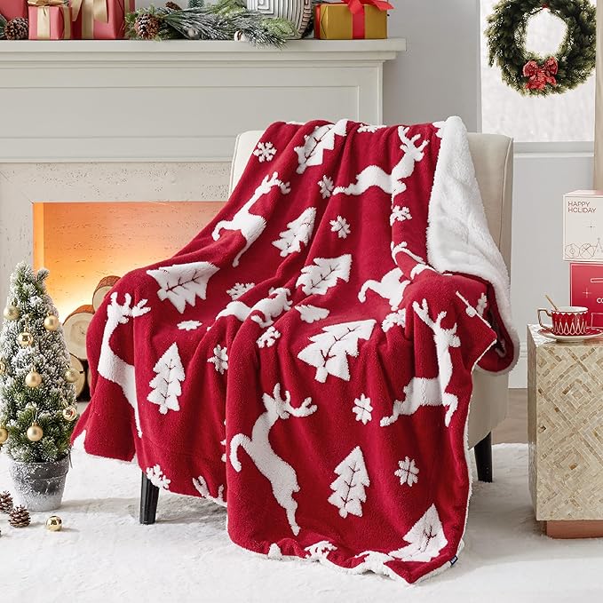 Cozy Throw Blankets in Festive Colors