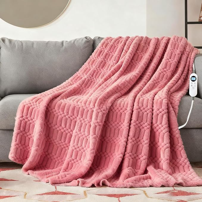 Eastsora Electric Heated Blanket Throw
