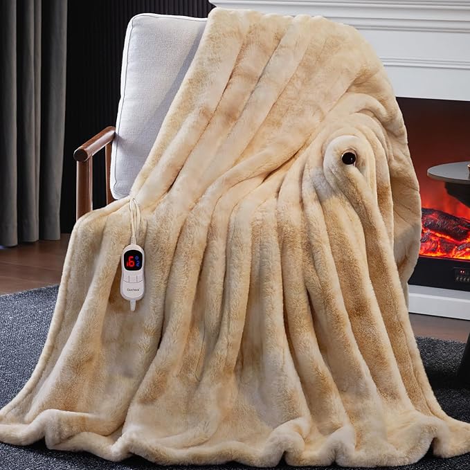 Guohaoi Heated Blanket Electric Throw