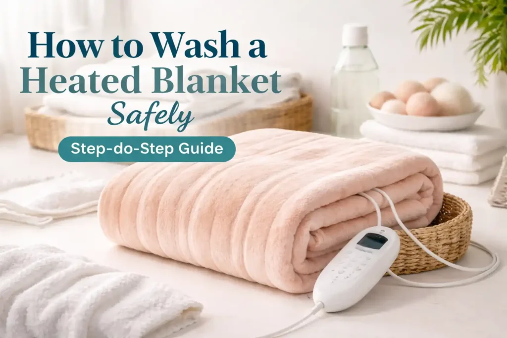 How to Wash a Heated Blanket Safely